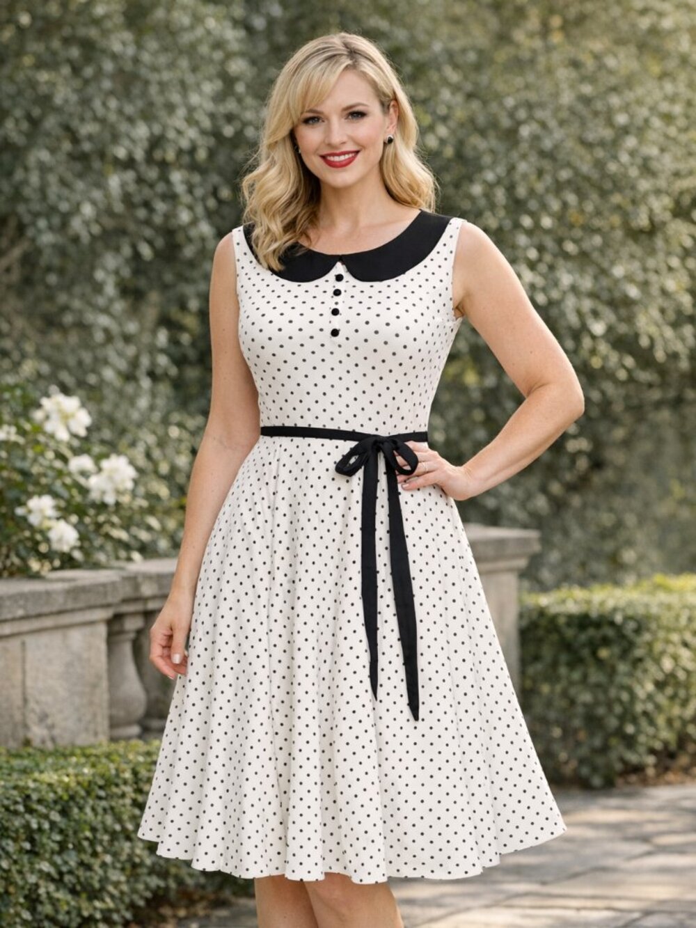 Polka Dot Print Clara Dress